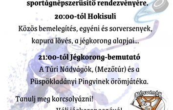 Jégkorongrangadó és sportágválasztó a kevi jégpályán – 1. kép