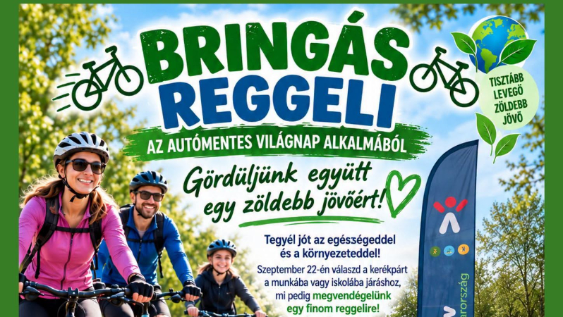 BRINGÁS REGGELI -  AUTÓMENTES NAP 2026 