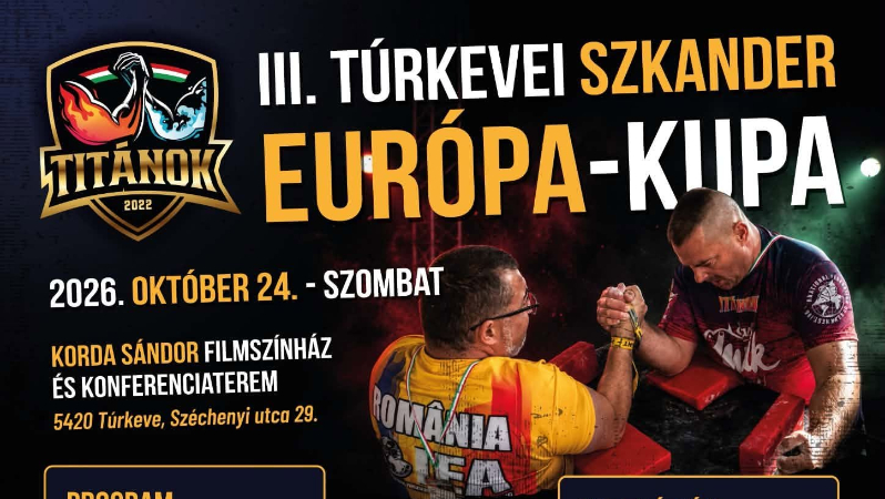 III. Túrkevei Szkander Európa Kupa