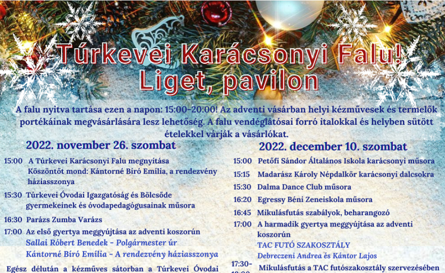 KARÁCSONYI FALU 2022
