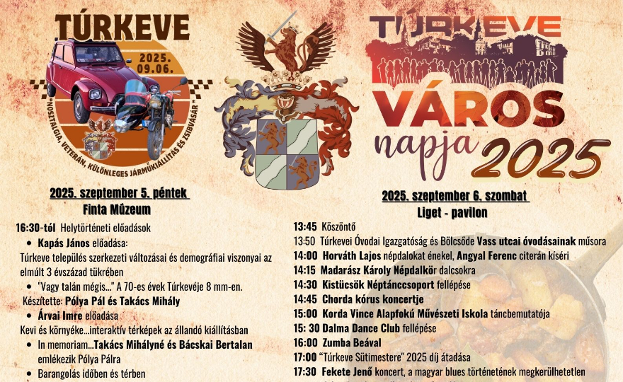 TÚRKEVE VÁROS NAPJA 2025