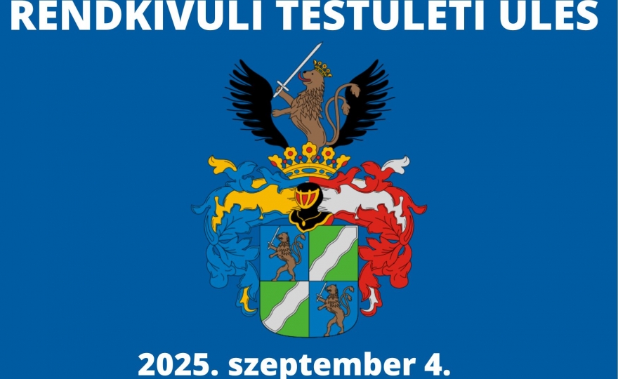 Rendkívüli testületi ülés 2025.Szeptember 04.