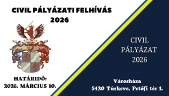 Pályázati felhívás civil- és sportszervezeteknek 2026. évre