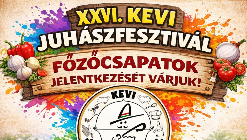 XXVI. KEVI JUHÁSZFESZTIVÁL TÁJÉKOZTATÓ ÉS JELENTKEZÉSI LAP FŐZŐK RÉSZÉRE 2026!